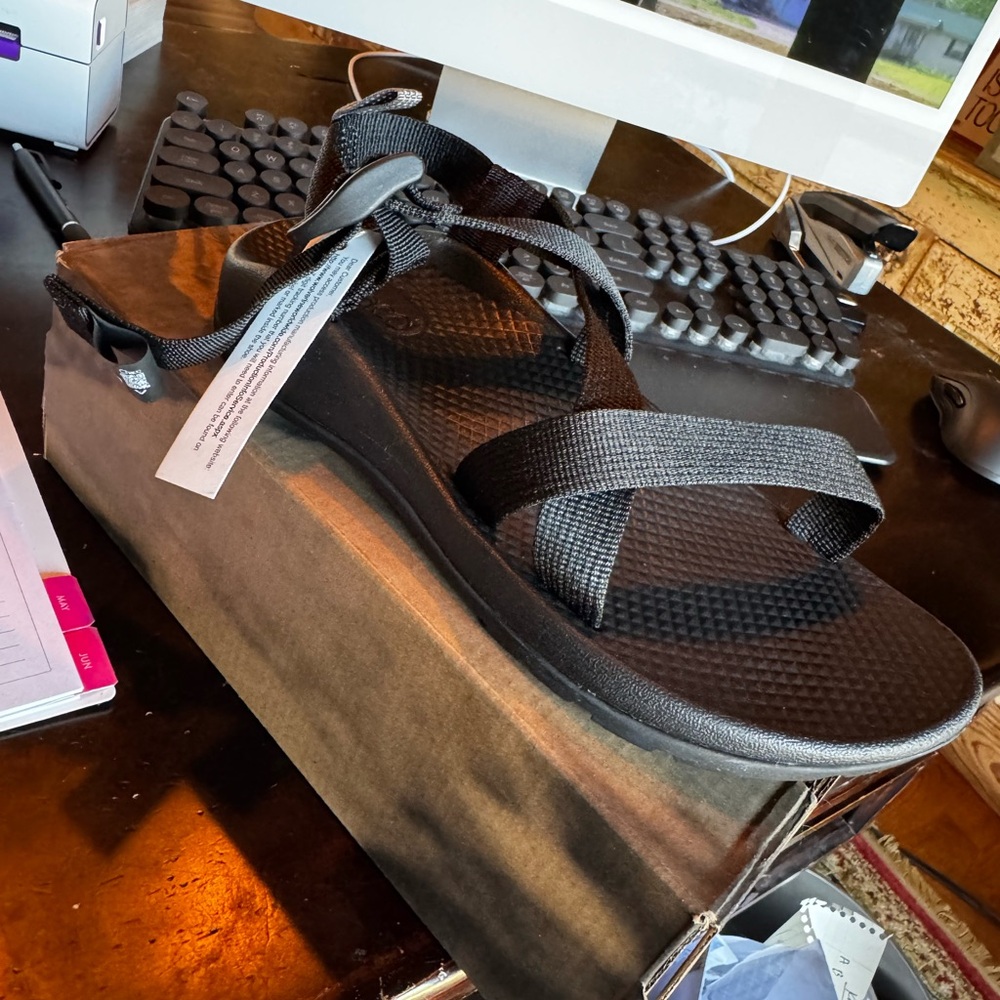 Black Strappy Sandals